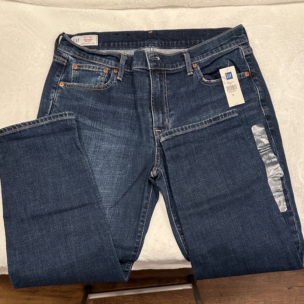 GAP Men's Dark Blue Straight Jeans